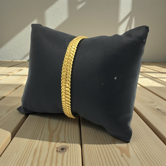 VORTEX WEAVE BRACELET – MICRO GOLD PLATED MEN'S BRACELET