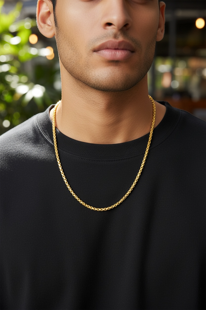 AURELON GRID CHAIN MEN’S 24 INCH CHAIN