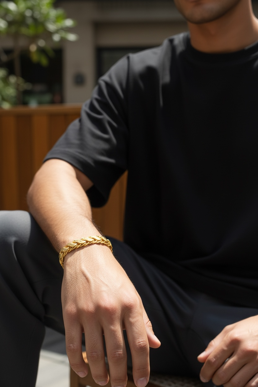 SAMRAT WEAVE GOLD BRACELET