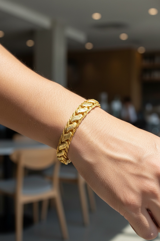 SAMRAT WEAVE GOLD BRACELET