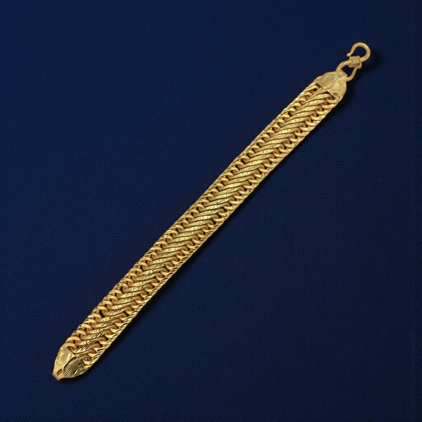 ROYAL TWIN WEAVE GOLD BRACELET