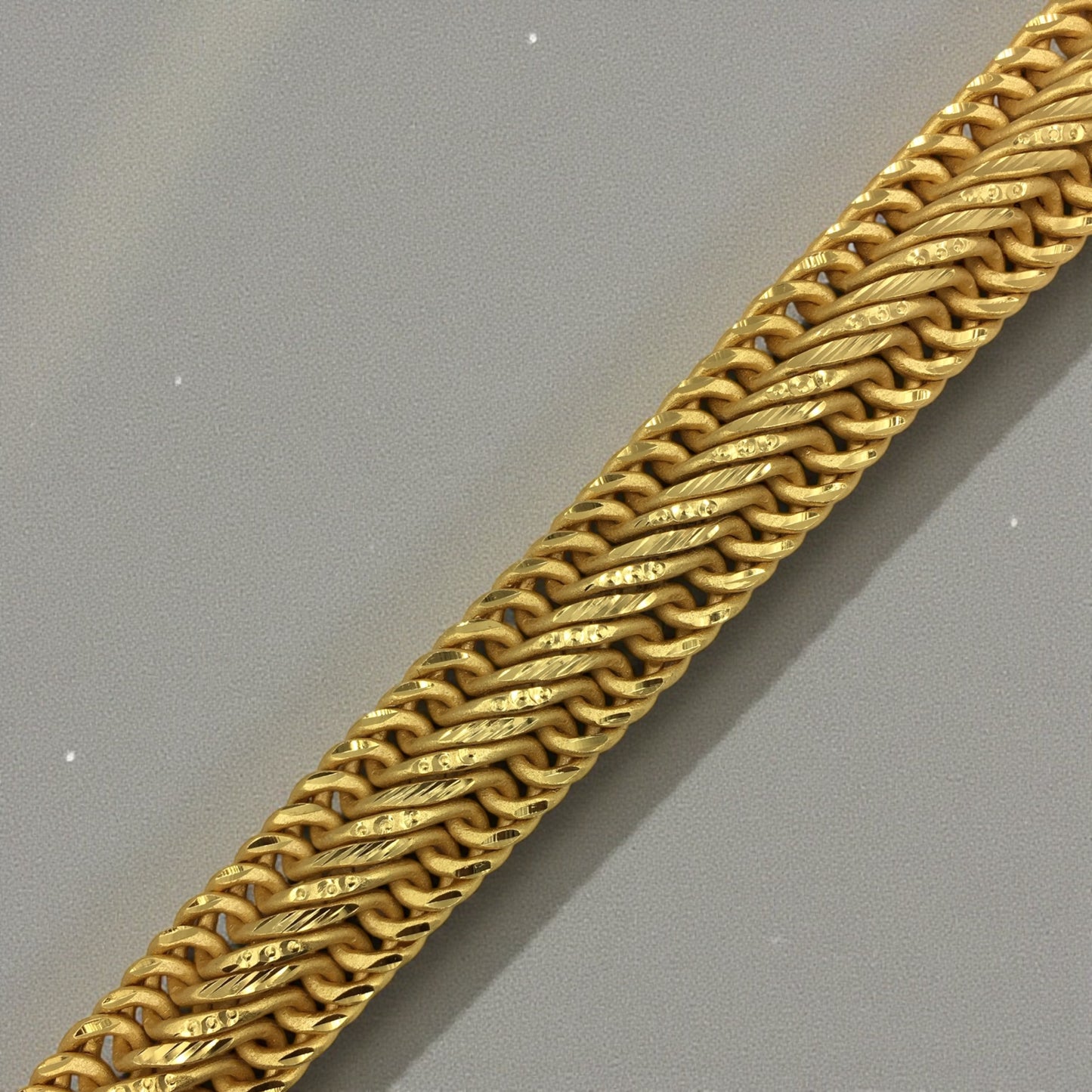 ROYAL TWIN WEAVE GOLD BRACELET
