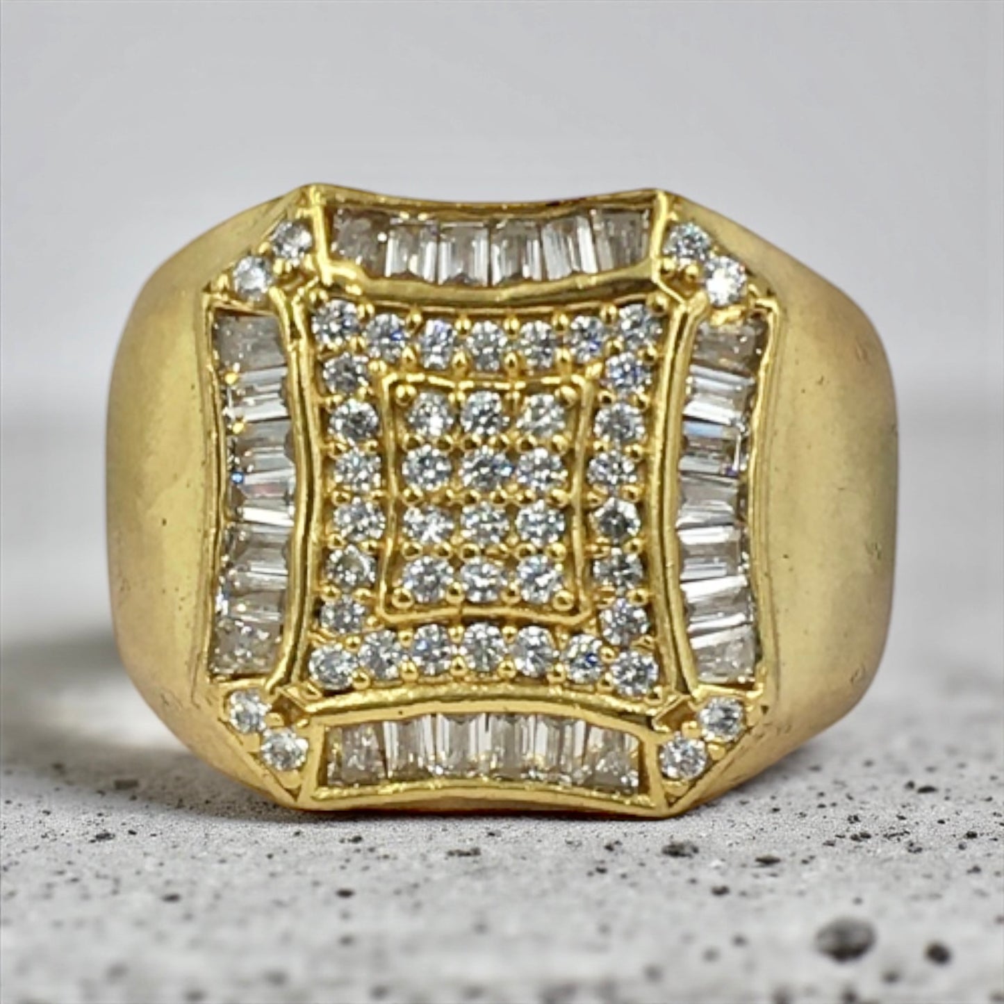 SAMRAT DIAMOND SIGNET RING