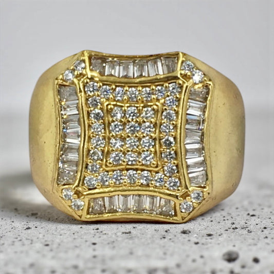 SAMRAT DIAMOND SIGNET RING