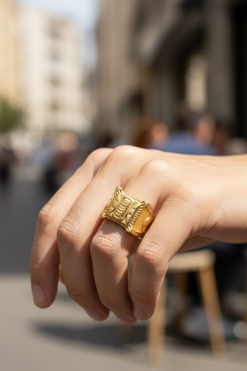 ROYAL FORTRESS SIGNET RING