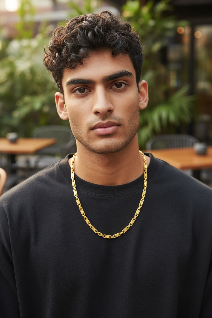 KING’S CREST GOLD 20 INCH MEN’S CHAIN