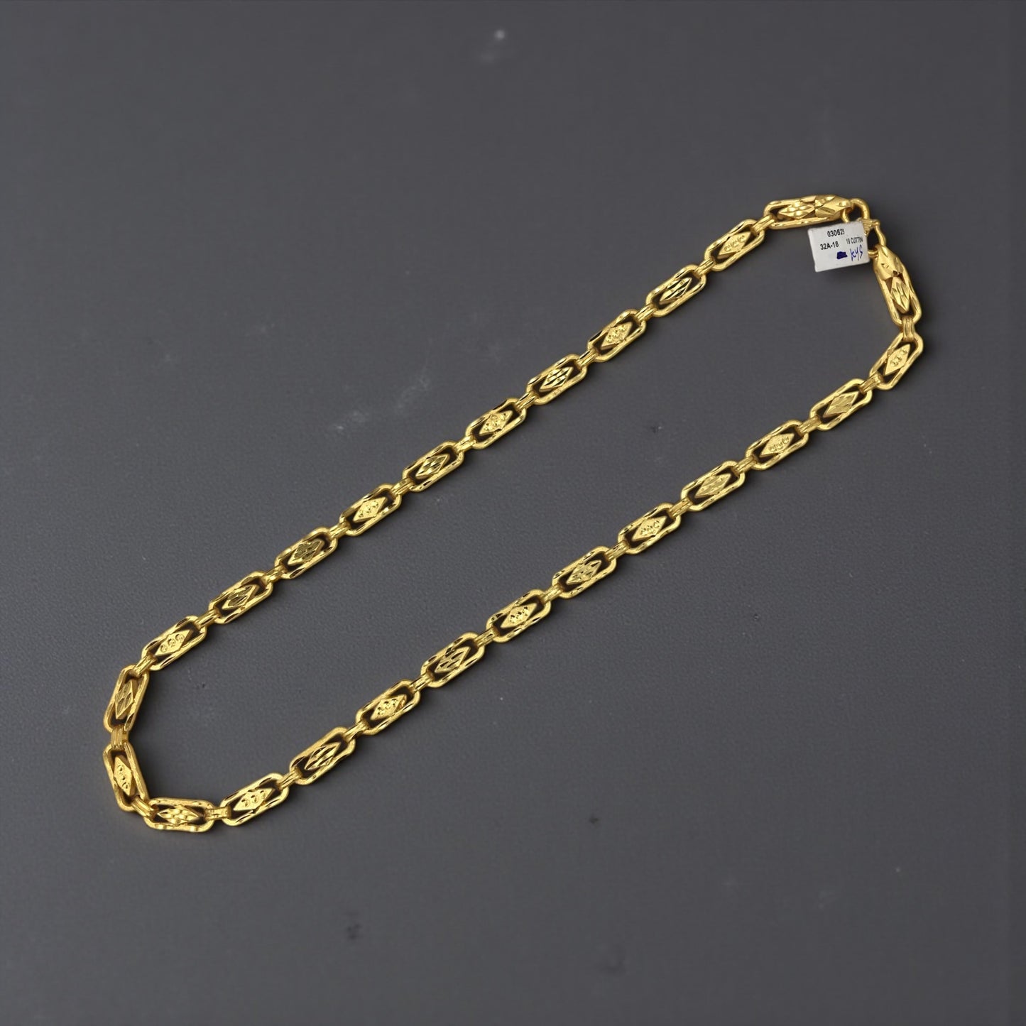 KING’S CREST GOLD 20 INCH MEN’S CHAIN