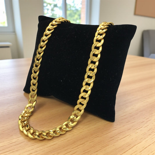 KING’S CUBAN MAJESTY GOLD 20 INCH MEN’S CHAIN
