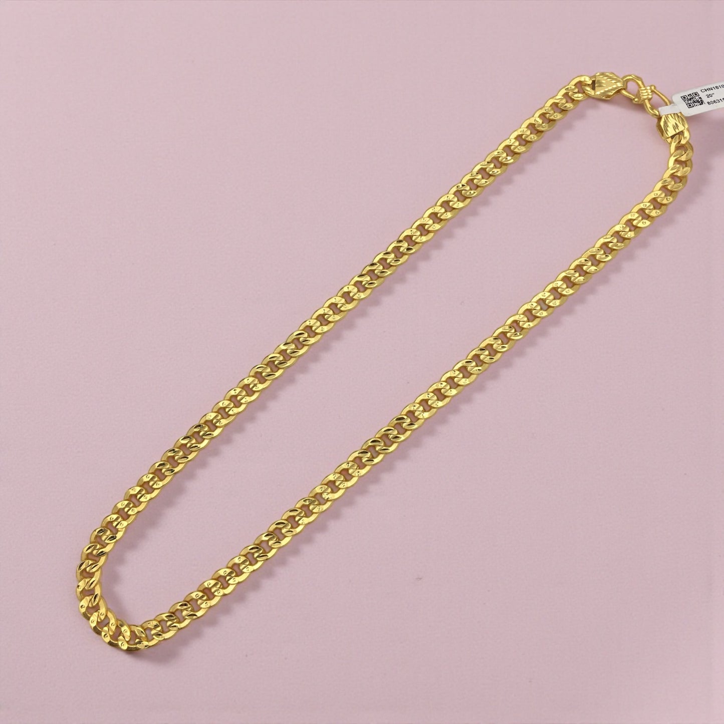 KING’S CUBAN MAJESTY GOLD 20 INCH MEN’S CHAIN