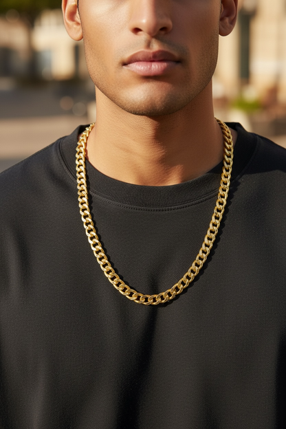 KING’S CUBAN MAJESTY GOLD 20 INCH MEN’S CHAIN
