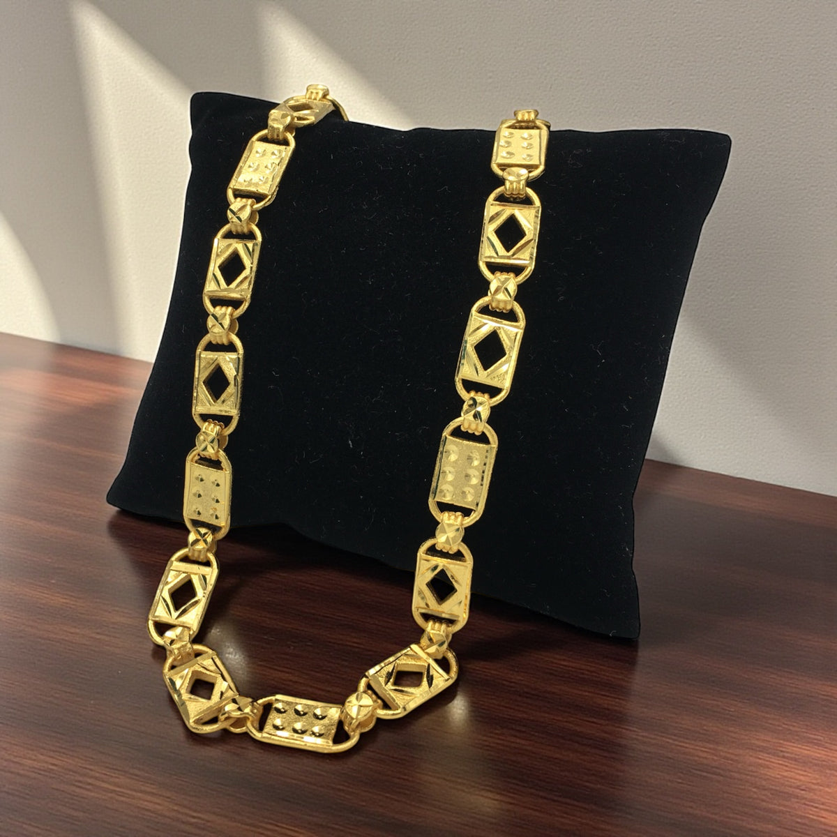 KING’S HERITAGE LINK GOLD 20 INCH MEN’S CHAIN