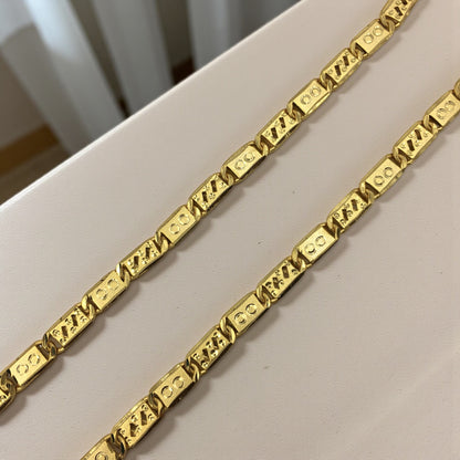 SOVEREIGN GRID GOLD NAWABI 20 INCH MEN’S CHAIN
