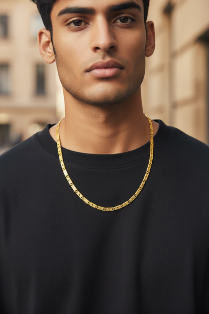 ROYAL MATRIX NAWABI GOLD NAWABI 20 INCH MEN’S CHAIN