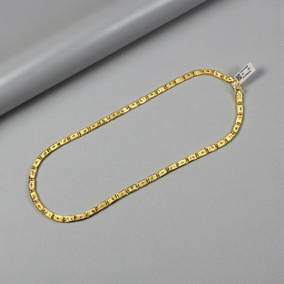 SOVERIGN CREST NAWABI GOLD NAWABI 20 INCH MEN’S CHAIN