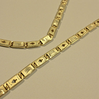 SOVERIGN CREST NAWABI GOLD NAWABI 20 INCH MEN’S CHAIN
