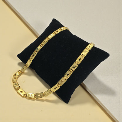 SOVERIGN CREST NAWABI GOLD NAWABI 20 INCH MEN’S CHAIN