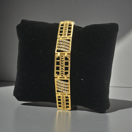 AUREX GRID DIAMOND BRACELET