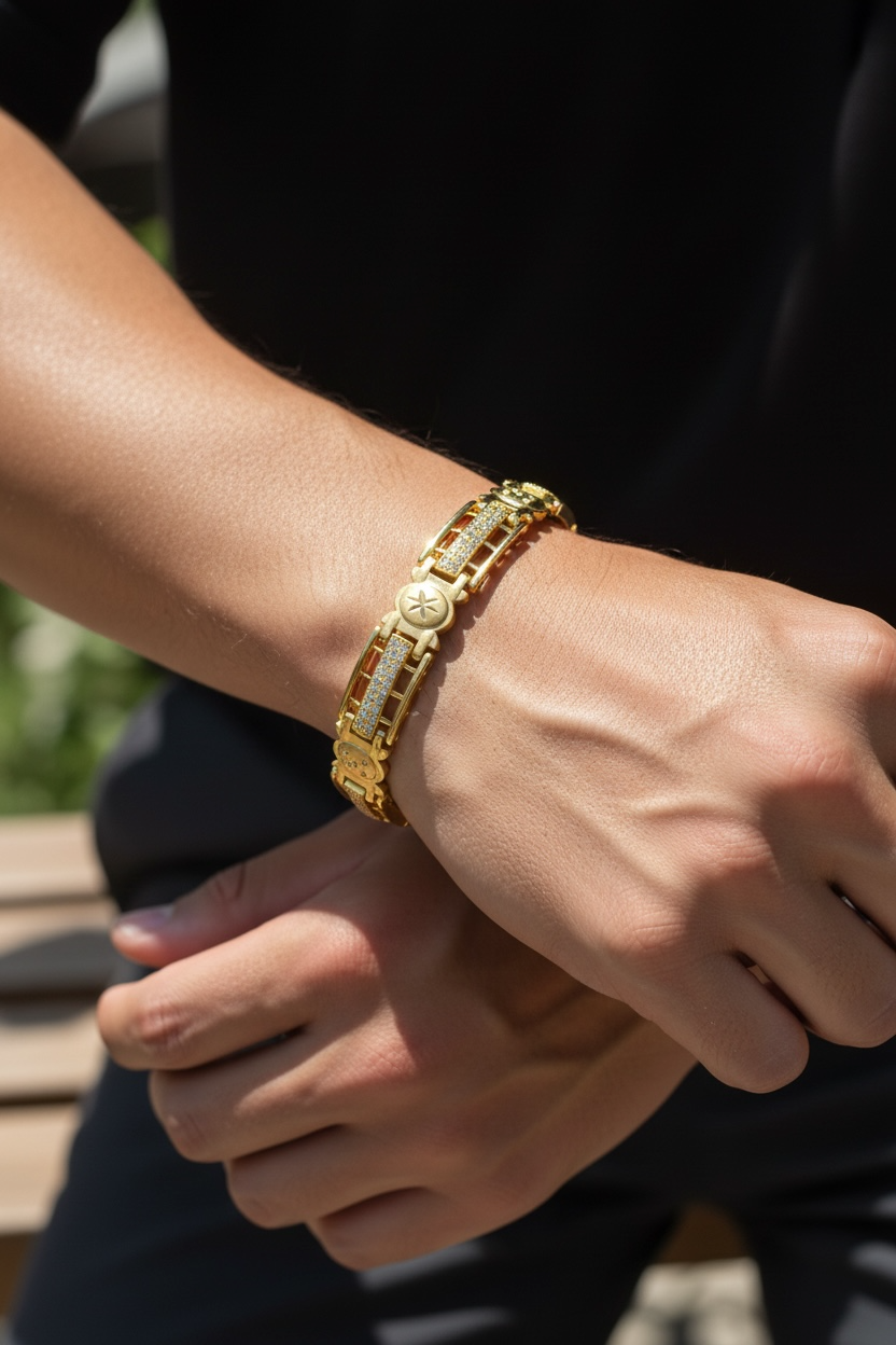 VANGUARD CREST DIAMOND BRACELET