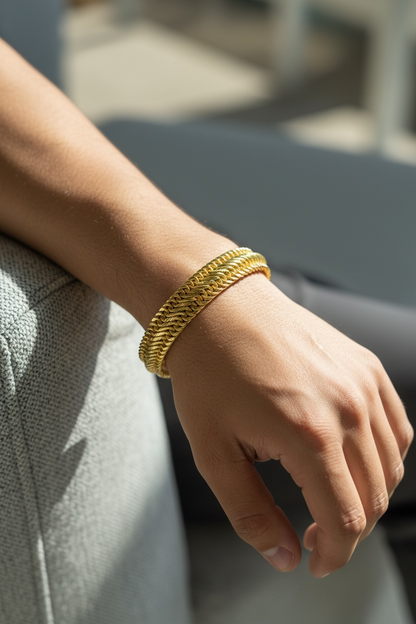 IMPERIAL WEAVE GOLD BRACELET