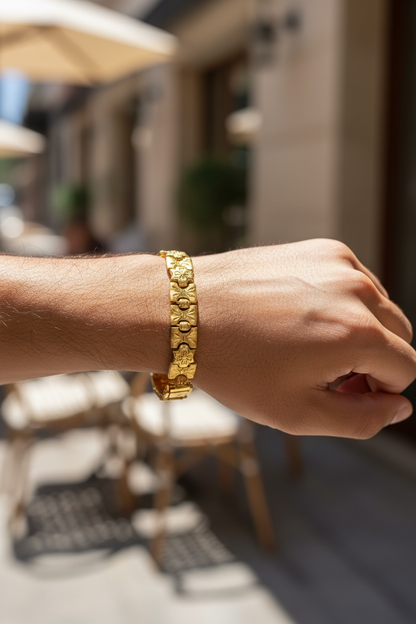 RAJTILAK GOLD MEN'S BRACELET