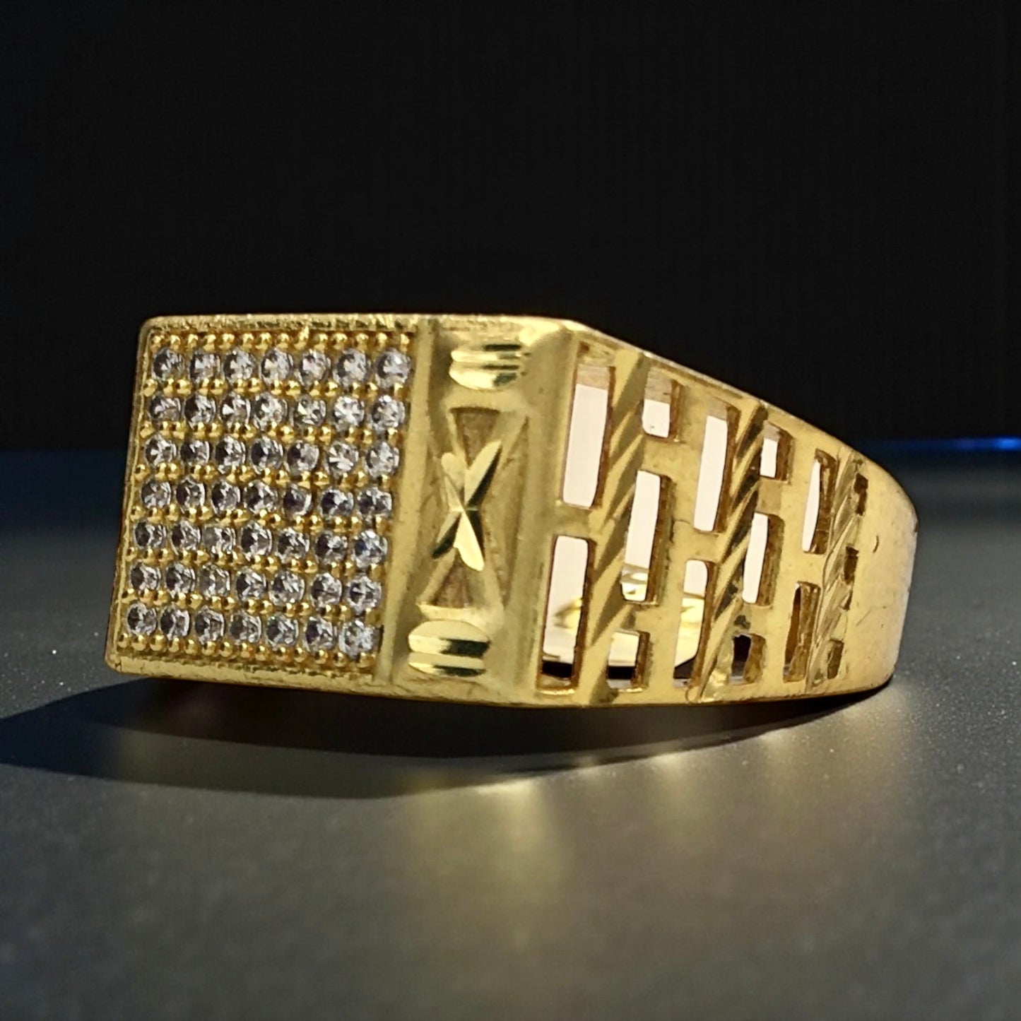 REGAL AXIS DIAMOND MEN'S RING