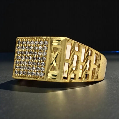 REGAL AXIS DIAMOND MEN'S RING