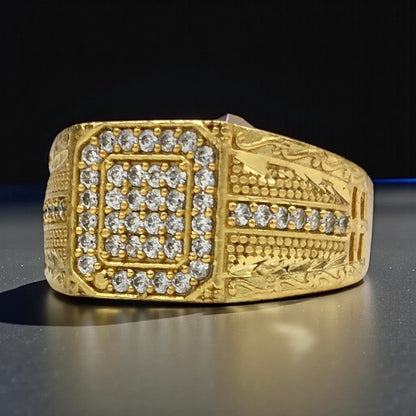 IMPERIAL SQUARE CROWN RING