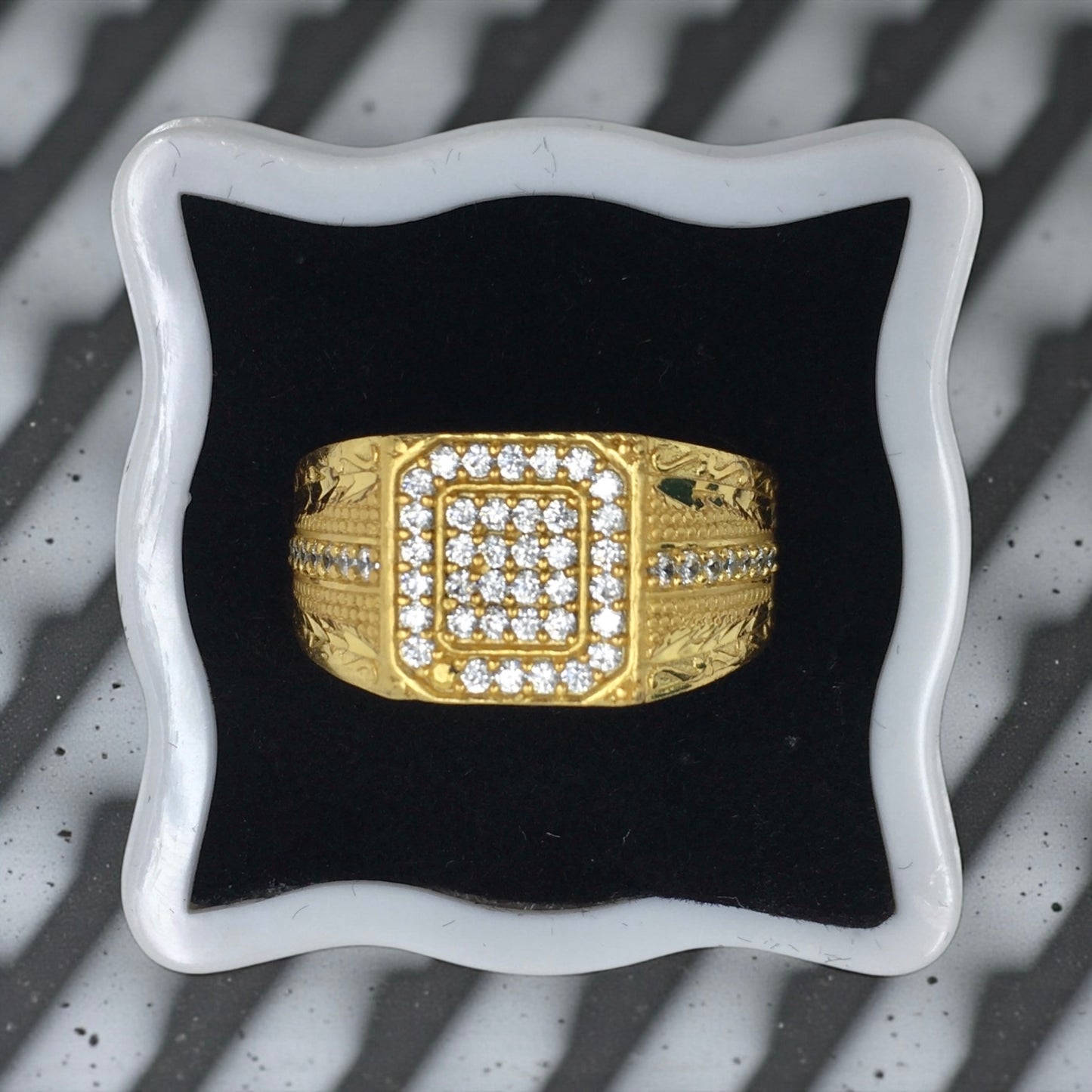 IMPERIAL SQUARE CROWN RING
