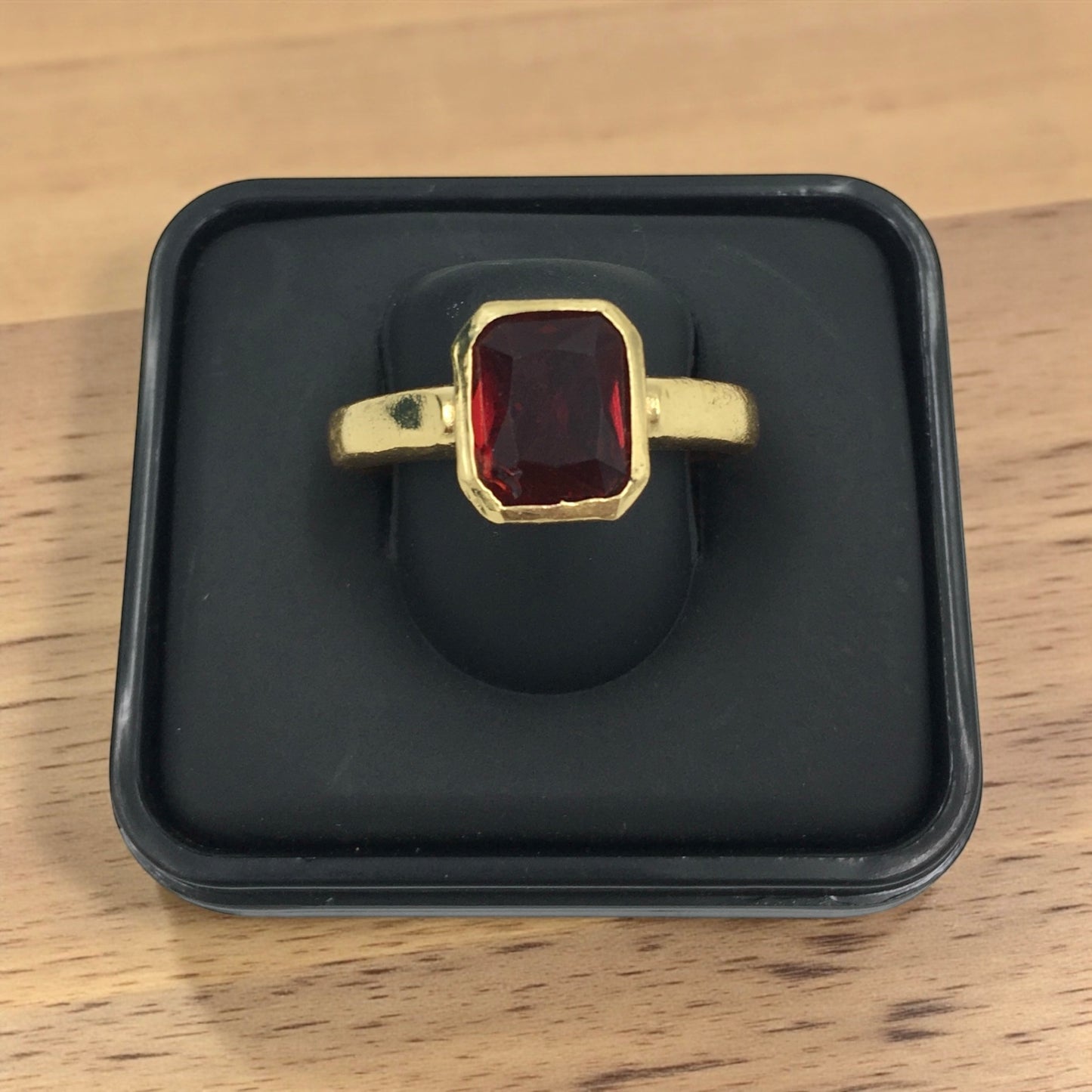 CRIMSON SOVEREIGN DIAMOND MEN'S RING