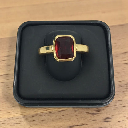 CRIMSON SOVEREIGN DIAMOND MEN'S RING