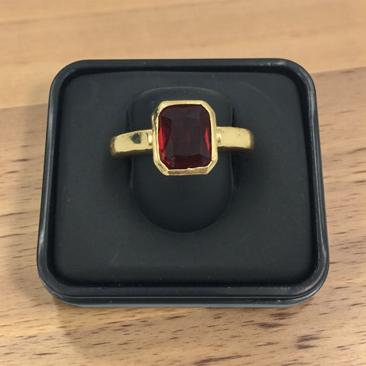 CRIMSON SOVEREIGN DIAMOND MEN'S RING