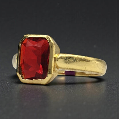 CRIMSON SOVEREIGN DIAMOND MEN'S RING