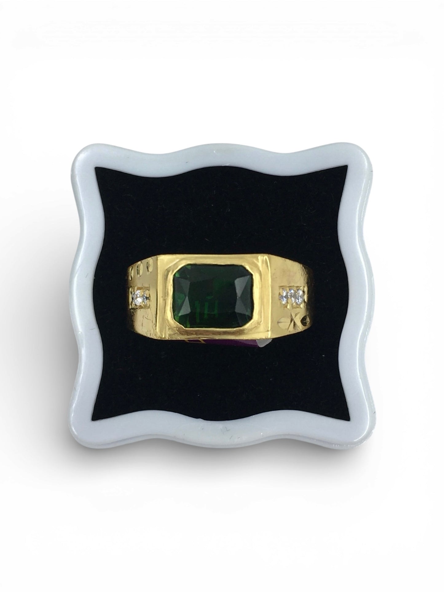 EMERALD REGENT MEN'S RING