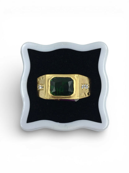EMERALD REGENT MEN'S RING