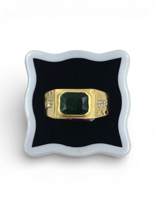 EMERALD REGENT MEN'S RING
