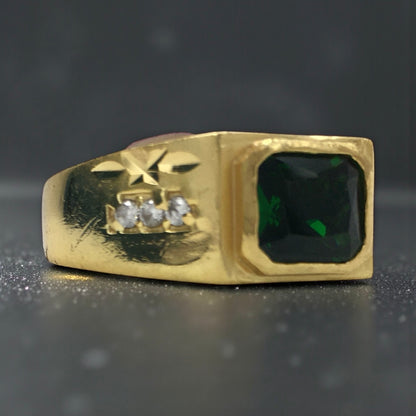 EMERALD REGENT MEN'S RING
