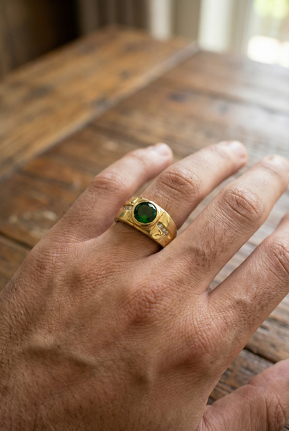 VERDANT SIGNET MEN'S RING