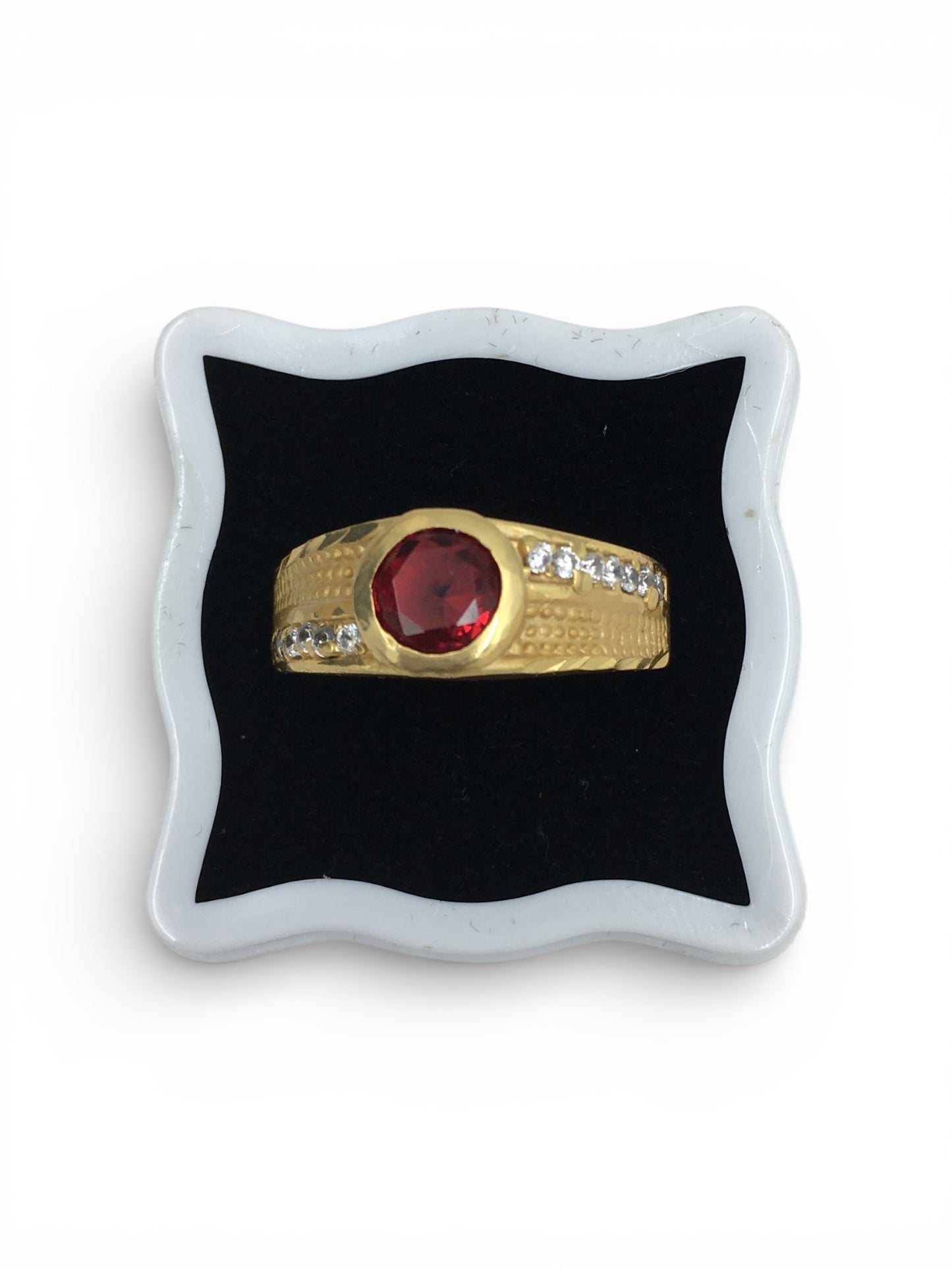 RUBY MONARCH MEN'S RING