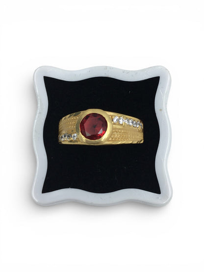 RUBY MONARCH MEN'S RING