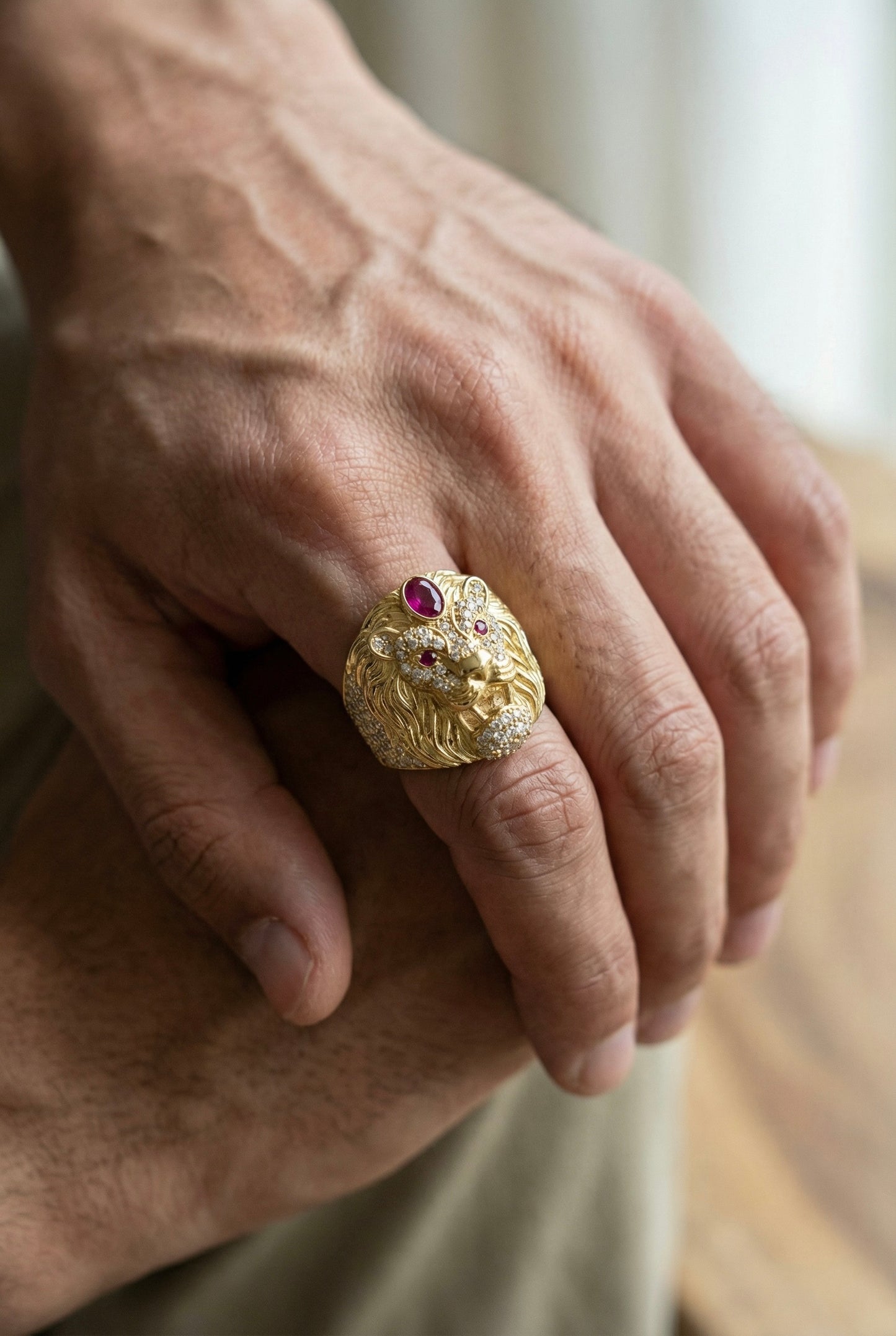 ROYAL LION EMPEROR MEN'S RING