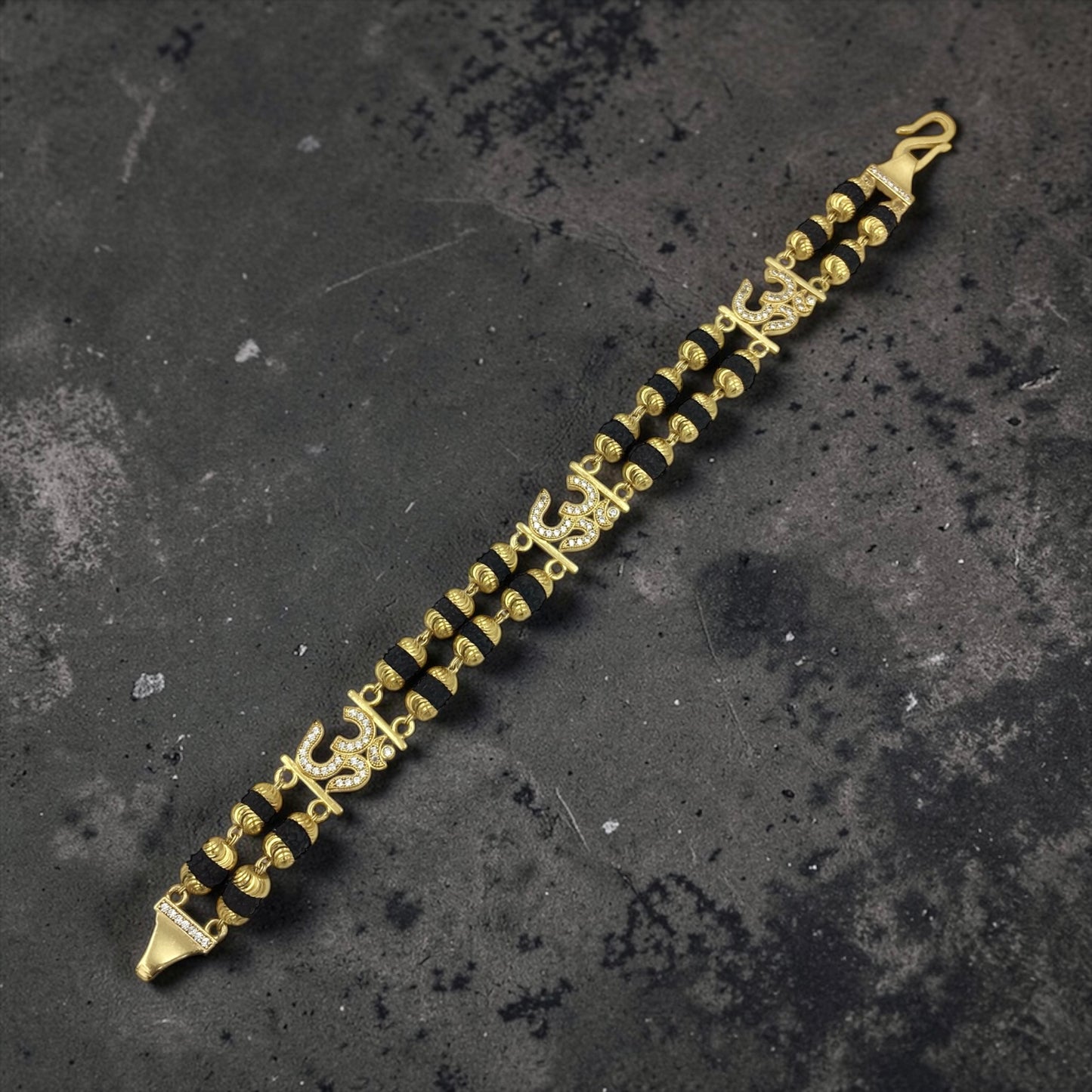 TRINITY RUDRA BRACELET (DOUBLE LINE)