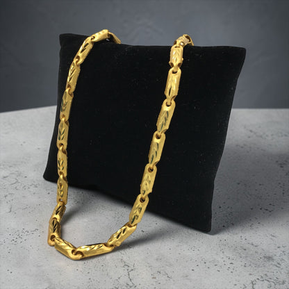 VORTEX EDGE CHAIN GOLD 20 INCH MEN’S CHAIN