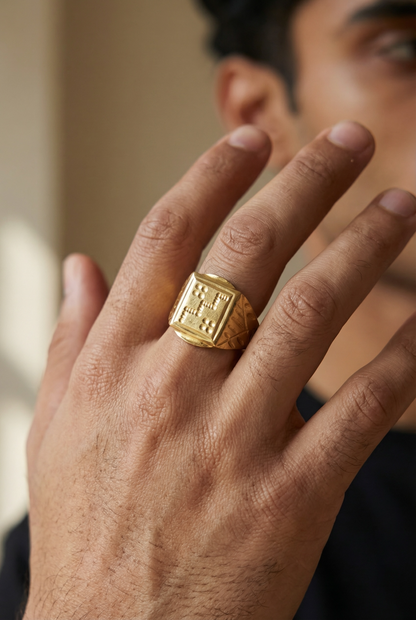 ZENTHRA EDGE MEN'S RING