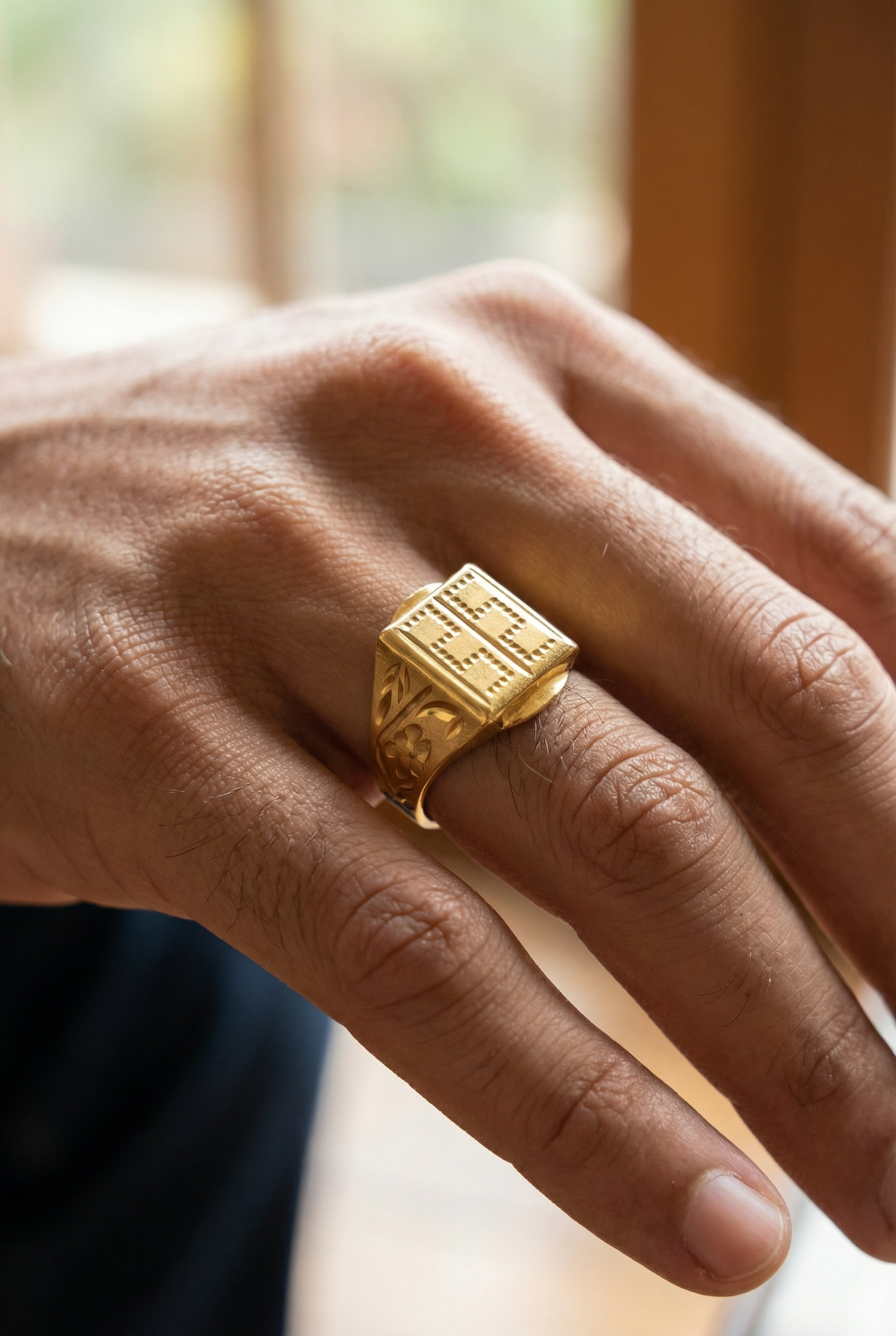 DHARMA SIGNET MEN'S RING