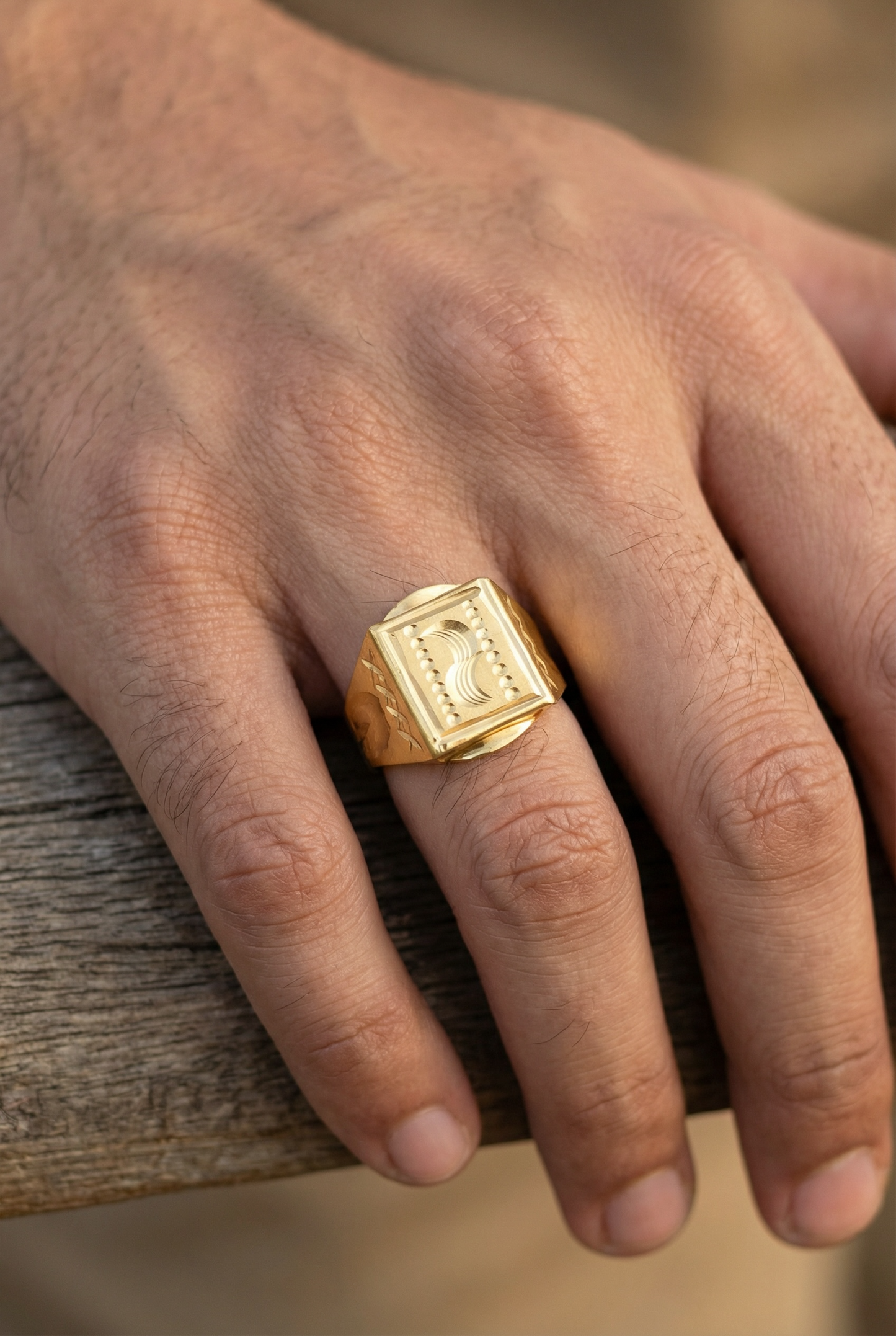 DUAL AXIS MEN'S RING