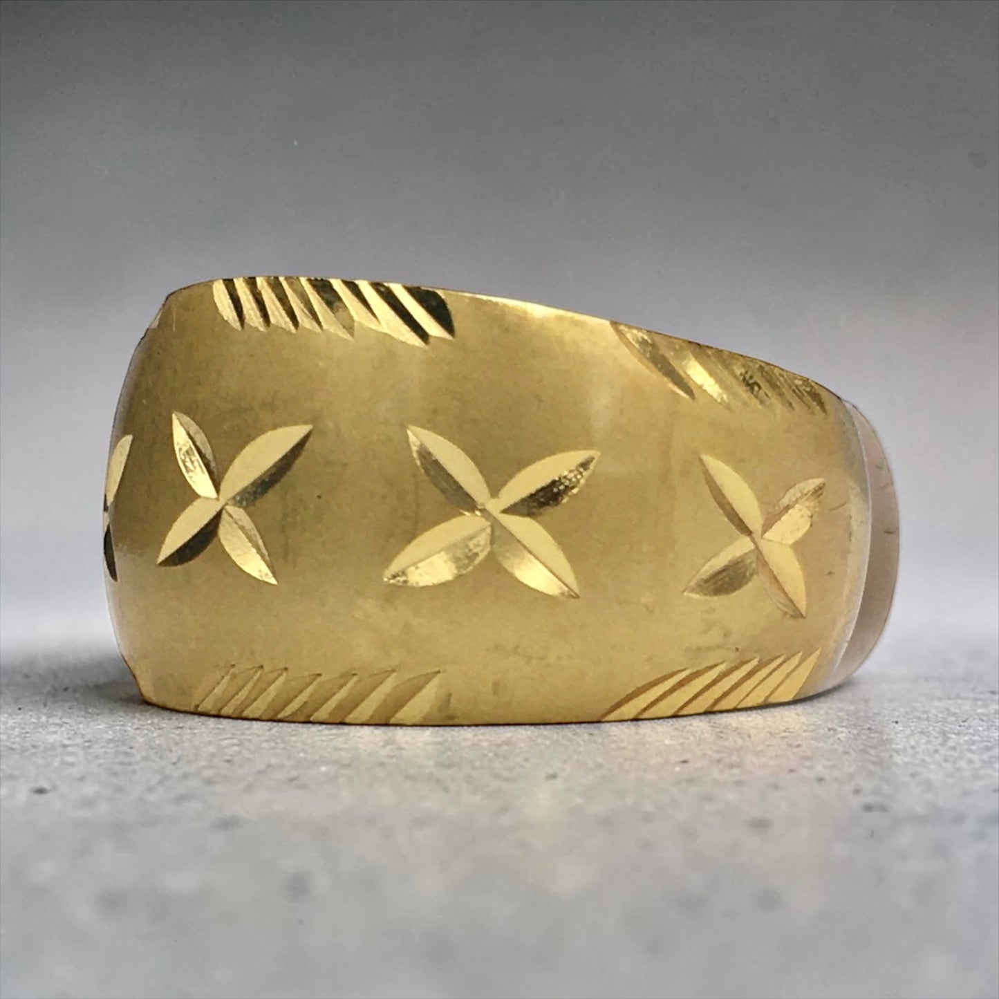 TRI BLOOM EDGE MEN'S RING