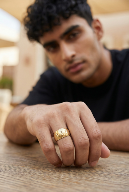 NOVA PETAL MEN'S RING
