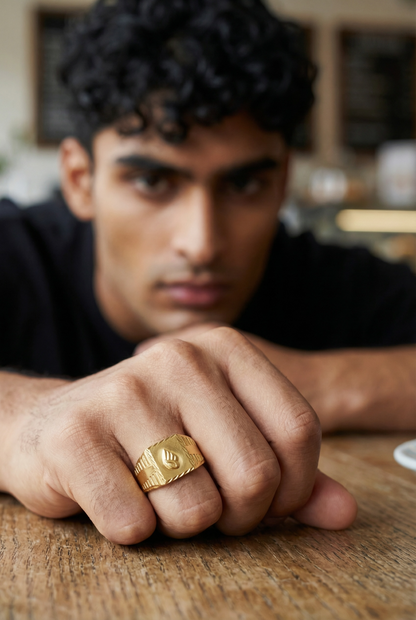 IMPERIAL LEAF MEN'S RING