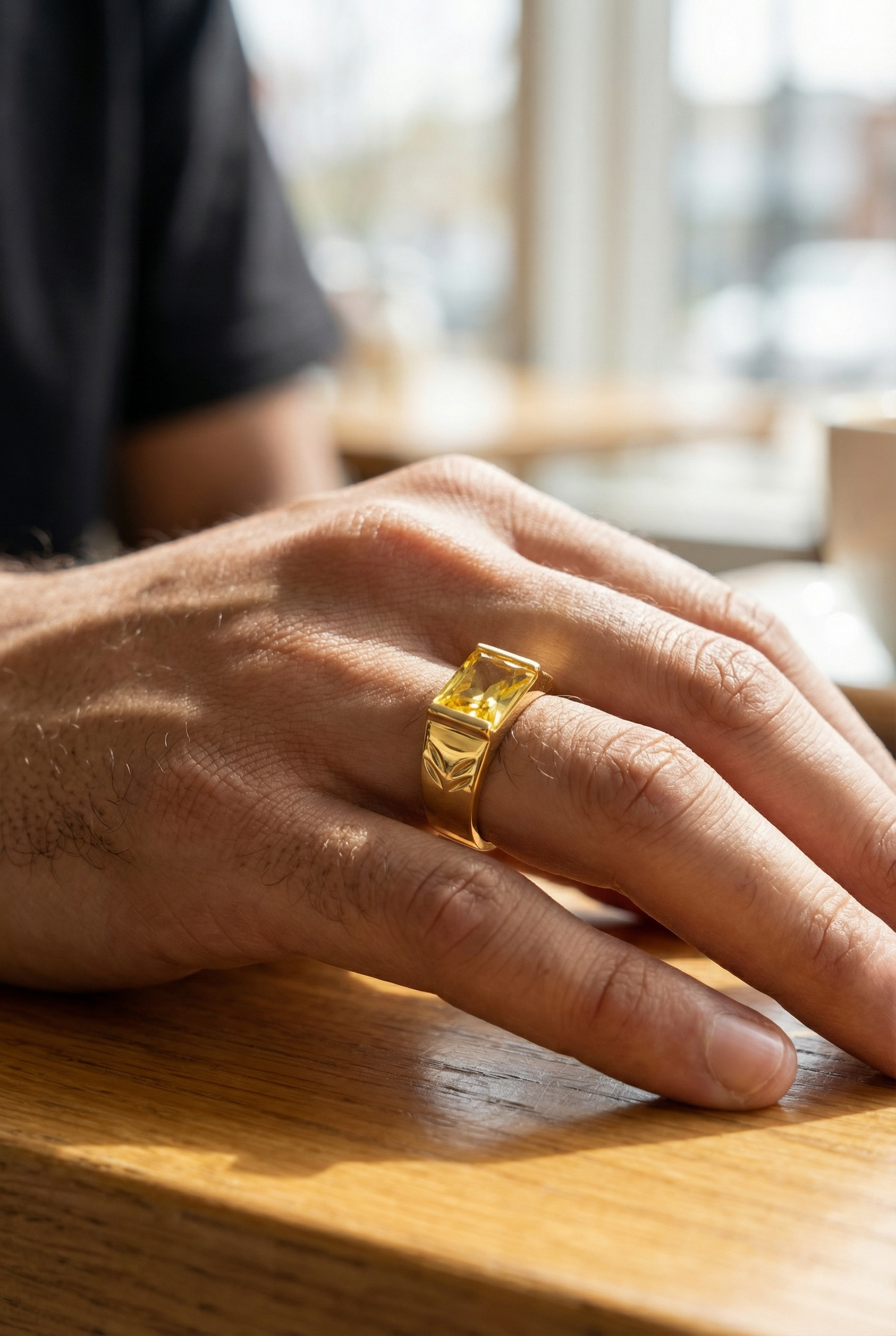 SOLAR CROWN MEN'S RING