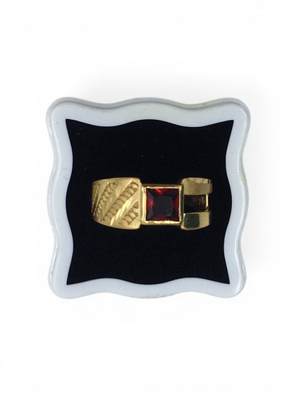 CRIMSON MONARCH MEN'S RING